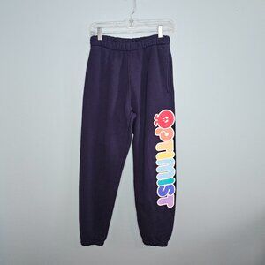 NWT MADHAPPY Local Optimist Fleece Navy Sweatpants, SM